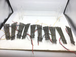 Job Lot of Peco OO Gauge Nickel Silver Code 100 Electrofrog Points (NO SPRINGS)
