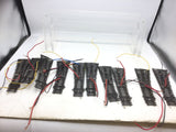 Job Lot of Peco OO Gauge Nickel Silver Code 100 Electrofrog Points (NO SPRINGS)