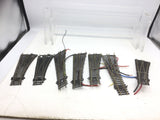 Job Lot of Peco OO Gauge Nickel Silver Code 100 Electrofrog Points (NO SPRINGS)