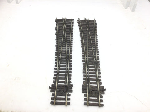 Peco SL-E89 OO Gauge L/H Large Radius Electrofrog Turnout/Point x2