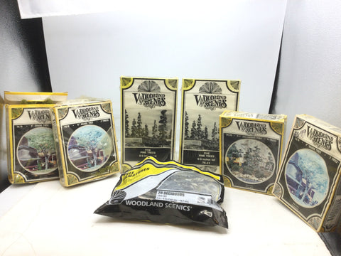 Job Lot of Woodland Scenics Tree Kits and Armatures