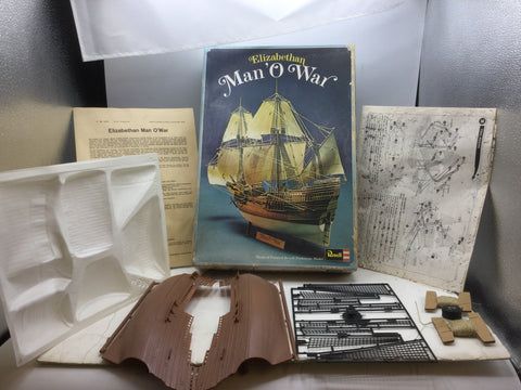 Revell H389 1:83 Scale Elizabethan Man O' War Ship Plastic Kit