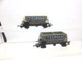 Lima 305635 OO Gauge PGA Foster Yeoman Hopper Wagon x2