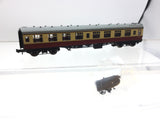 Graham Farish 374-050F N Gauge BR Red/Crm Mk1 SK Corr 2nd Coach M24467