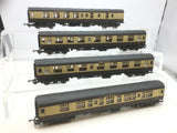 Lima OO Gauge BR Chocolate/Cream Mk1 Coaches x4