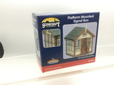 Bachmann 44-0184B OO Gauge Scenecraft Platform Mounted Signal Box Brown