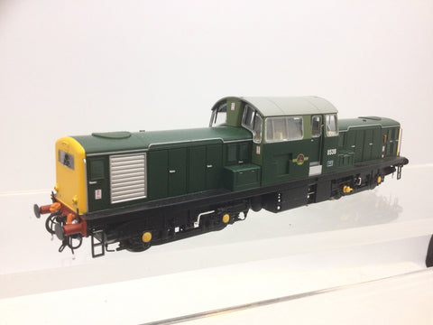 Heljan 1727 OO Gauge Class 17 D8539 BR Green Full Yellow Ends
