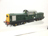Heljan 1727 OO Gauge Class 17 D8539 BR Green Full Yellow Ends