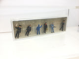 Preiser 10086 HO/OO Gauge French Railway Personnel (6) Exclusive Figure Set