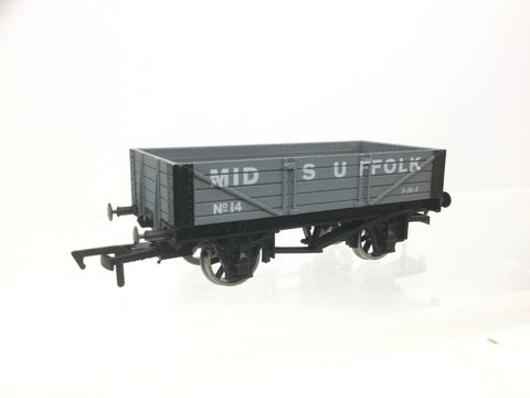 Dapol/MSLR OO Gauge 4 Plank Wagon Mid Suffolk 14
