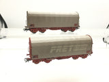 Marklin 47209 HO Gauge Set of 2 SNCF Covered Coil Wagons