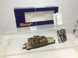 Roco 66386 HO Gauge DR Flat Wagon with Panther Tank Load