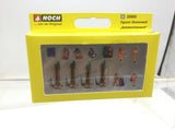 Noch 35900 N Gauge Rail Depot 3D Themed Figure Set