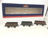 Bachmann 37-097 OO Gauge Coal Trader 5 Plank Wagon Triple Pack Weathered