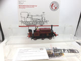 Minerva MWLR O Gauge Manning Wardle K Class 0-6-0 Saddle Tank Red
