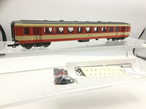 Roco 44488 HO Gauge OBB 2nd Class Passenger Coach 50 81 29-35 135-1