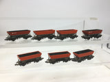 Graham Farish N Gauge Railfreight HEA Hopper Wagons x7 (REPAINTED)