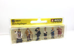 Noch 15577 HO/OO Gauge At the Church (6) Figure Set