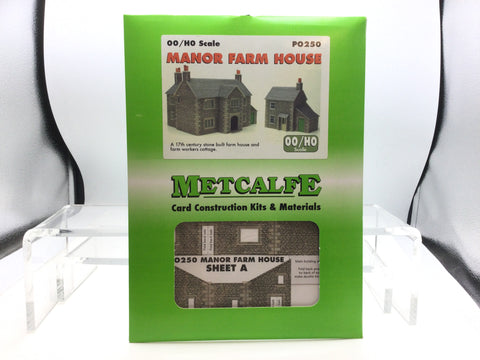 Metcalfe PO250 OO/HO Gauge Manor Farm House Card Kit