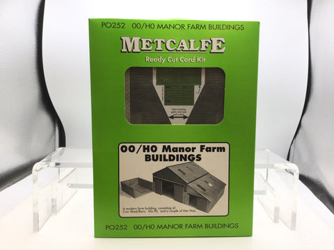 Metcalfe PO252 OO/HO Gauge Manor Farm Buildings Card Kit