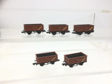 Graham Farish N Gauge BR Bauxite Mineral Wagon (REPAINTED) x5