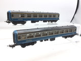 Lima 9135/9137 HO Gauge BR Mk 2 Blue Grey Coaches W13493/W5449