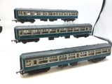 Hornby OO Gauge BR Blue/Grey Mk 2 Coaches M5120 x3