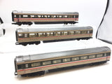 Hornby R420 OO Gauge BR Mk 3 2nd Open Coach Intercity Swallow Livery x3
