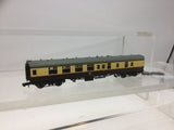 Graham Farish 374-189 N Gauge BR Choc/Cream Mk1 Brake 2nd Corr Coach W34290