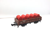 Minitrix N504 N Gauge BR Open Wagon with Barrel Load