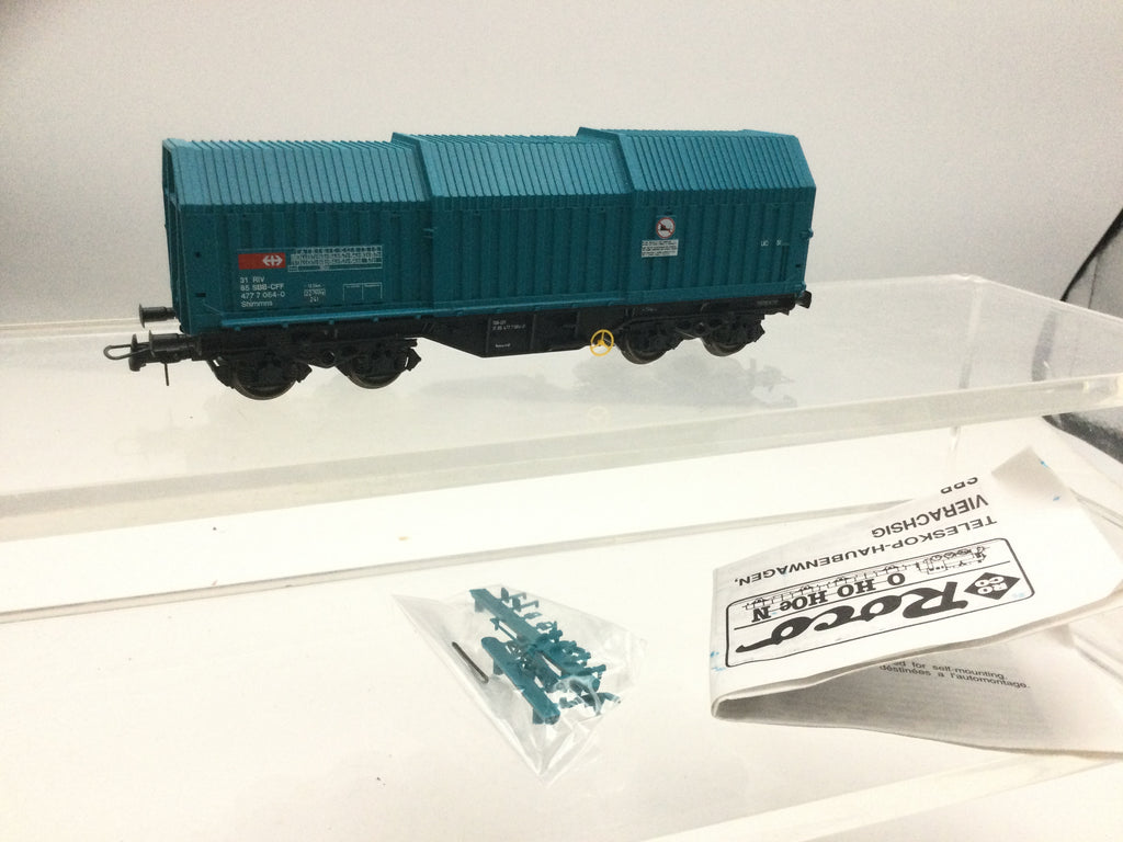 Roco HO 76022 Swivel roof wagon double unit ÖBB era V-VI DC 2024 New I - Euro Mo Roco HO 76022 Swivel roof wagon double unit ÖBB era V-VI DC 2024 New I - Euro Mo
