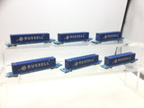 Dapol 2D-007-011 N Gauge EWS/DB Russell Class 66 Container Train Pack DCC FITTED