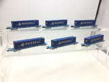 Dapol 2D-007-011 N Gauge EWS/DB Russell Class 66 Container Train Pack DCC FITTED