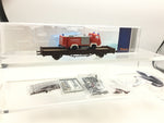 Roco 66694 HO Gauge OBB Stake Wagon with Fire Engine Load