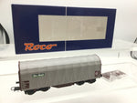 Roco 46914.A HO Gauge DB On Rail Tarpaulin Covered Wagon