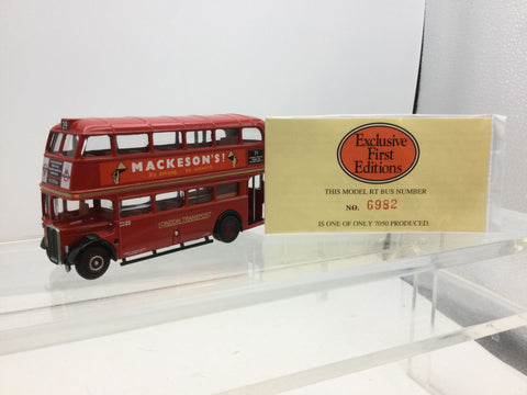 EFE 16405 OO/1:76 Gauge AEC RT Bus London Transport Anniversary Model