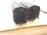 Chowbent Casting O Gauge Kit Built Brass LMS (Ex-LNWR) 57ft Coach x2