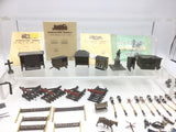 Job Lot of Assorted OO Gauge Whitemetal Buildings/Figures/Accessories