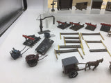 Job Lot of Assorted OO Gauge Whitemetal Buildings/Figures/Accessories