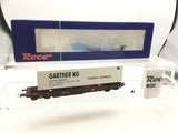 Roco 66700 HO Gauge OBB Flat Wagon with Trailer Load