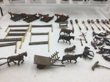 Job Lot of Assorted OO Gauge Whitemetal Buildings/Figures/Accessories