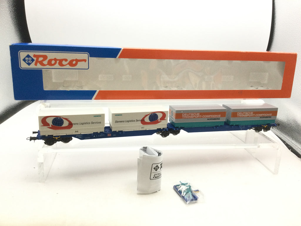 43270 Roco Roco 47102 HO Gauge DB Container Wagon DTC/Siemens