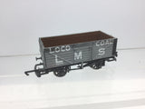 Hornby R6342 OO Gauge 7 Plank Wagon LMS Coal 70170 Weathered,Hampshire Models 