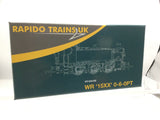 Rapido Trains 904504 OO Gauge 15xx BR Unlined Black Late Emblem 1504 DCC Sound
