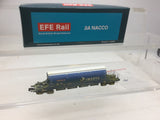 EFE Rail E87506 N Gauge JIA Nacco Wagon 33-70-0894-009-6 Imerys Blue [W - light]