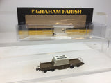 Graham Farish 377-802 N Gauge FNA nuclear flask wagon with sloping floor & oval buffers - flask 38