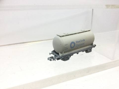 Graham Farish 373-003D N Gauge Blue Circle PCA Wagon 11017 Weathered