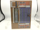 Organised Octopus 034A OO Gauge Low Relief 1970's Office/School (Blue Panels) Laser Cut MDF Kit