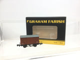 Graham Farish 377-627A N Gauge BR Bauxite 12t Vent Van Plywood Doors B774447