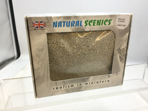 Natural Scenics RB-7LM-L O Gauge Graded Ballast - Limestone